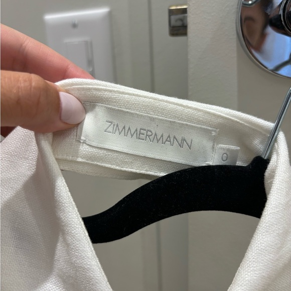 Zimmermann White Halter neck jumpsuit size 0 - Picture 9 of 10